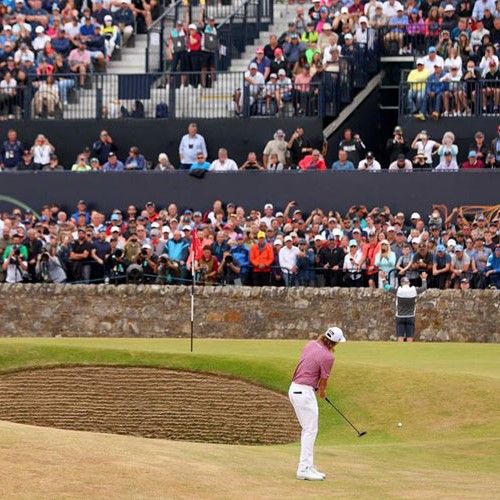 Men Wearing Pink Golfing